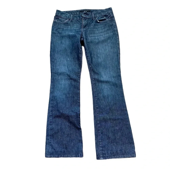 Joe's Jeans Women's Dark Wash Mid-Rise Bootcut Denim Jeans Size 29 GUC - Picture 1 of 11